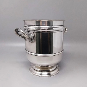 1950s Gorgeous Champagne or Ice Bucket by Christofle in Silver Plated. Made in France