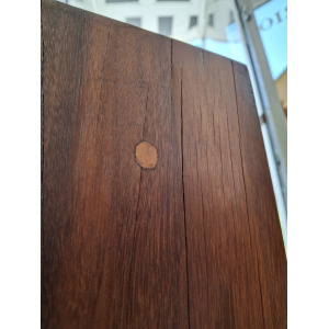 1960s Continental Brutalist 'Chopping Block' Side Table/Stand
