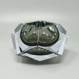 1960s Astonishing Large Grey Ashtray or Catch-All By Flavio Poli for Seguso