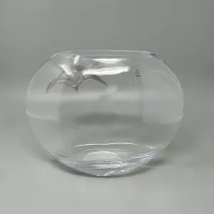1970s Exquisited Luxury Vase in Crystal and Silver by Camilletti. Made in Italy