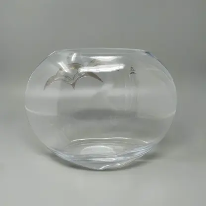 1970s Exquisited Luxury Vase in Crystal and Silver by Camilletti. Made in Italy - Image 5