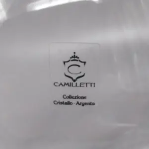 1970s Exquisited Luxury Vase in Crystal and Silver by Camilletti. Made in Italy