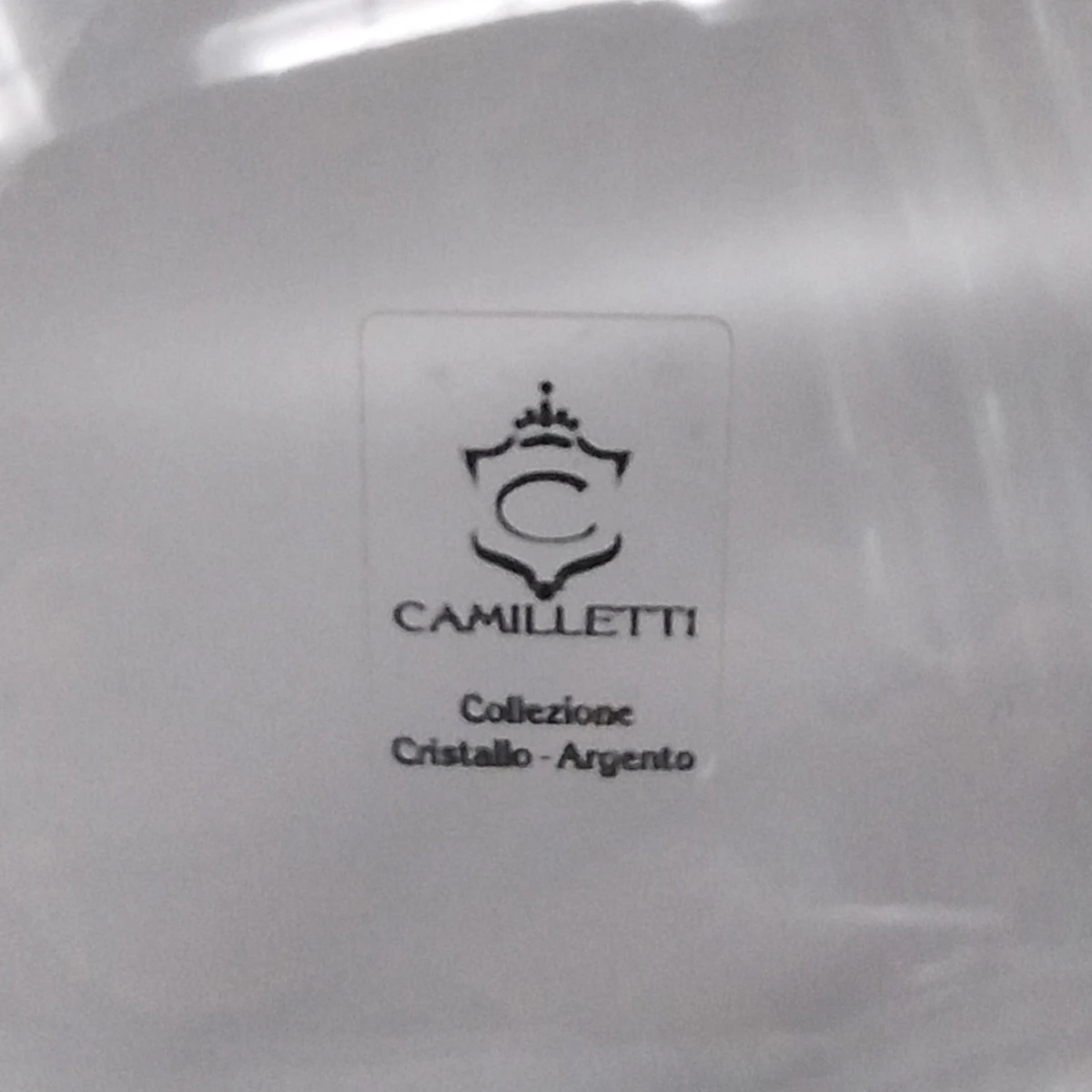 1970s Exquisited Luxury Vase in Crystal and Silver by Camilletti. Made in Italy