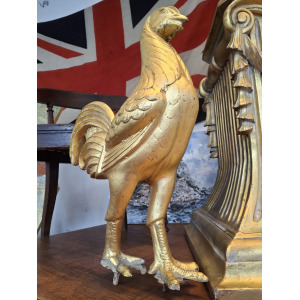 1970s Carved & Gilt Courage Brewery Advertising Cockerel. Vintage/Breweriana