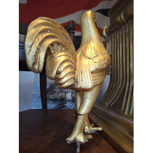 1970s Carved & Gilt Courage Brewery Advertising Cockerel. Vintage/Breweriana