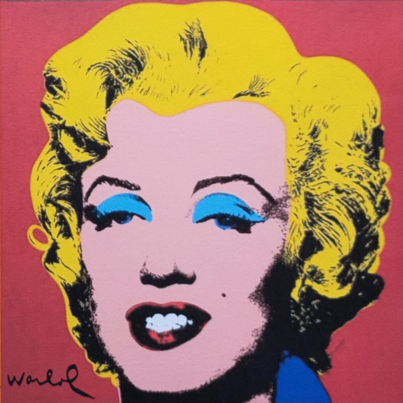 1980s Gorgeous Andy Warhol "Marilyn" Limited Edition Lithograph by CMOA