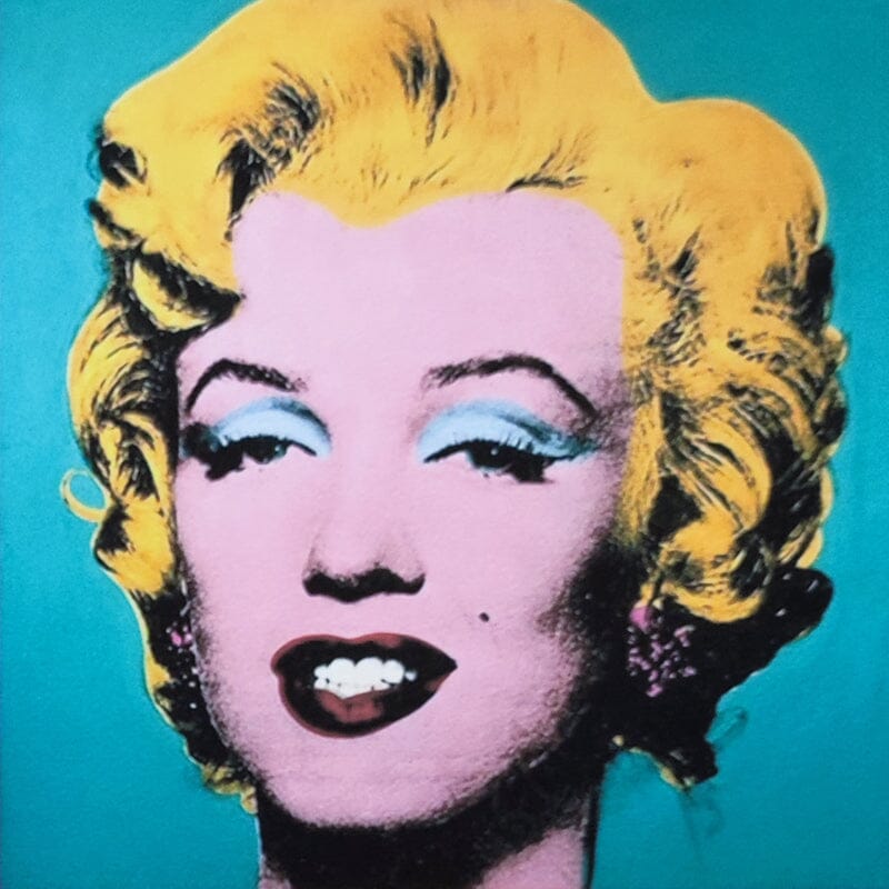 1980s Gorgeous Andy Warhol "Marilyn" Limited Edition Lithograph by CMOA