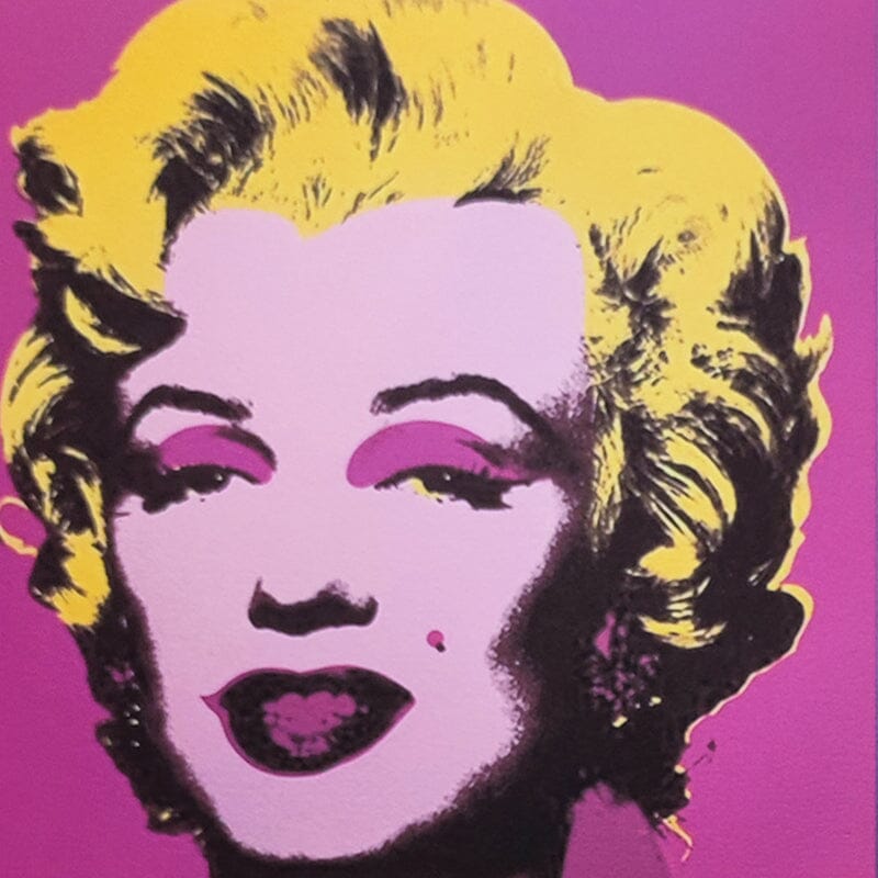 1980s Gorgeous Andy Warhol "Marilyn" Limited Edition Lithograph by CMOA