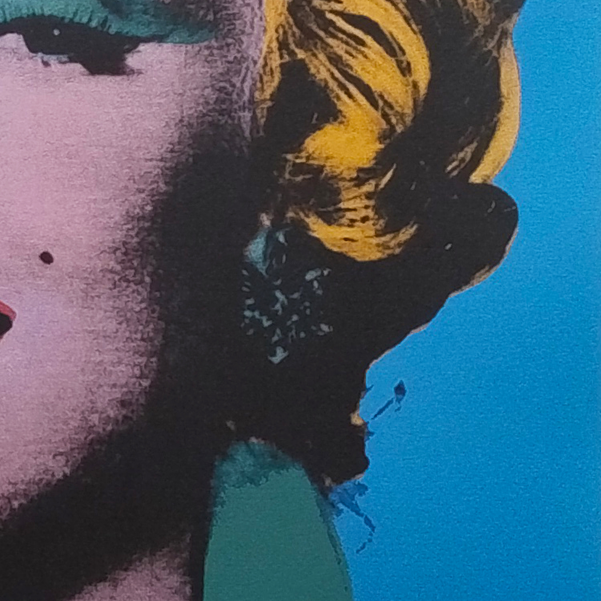 1980s Gorgeous Andy Warhol "Marilyn" Limited Edition Lithograph by Leo Castelli
