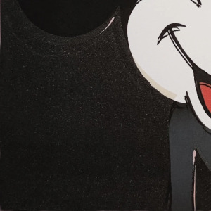 1980s Gorgeous Andy Warhol "Mickey Mouse" Limited Edition Lithograph by Leo Castelli