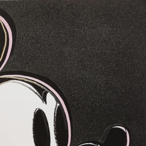 1980s Gorgeous Andy Warhol "Mickey Mouse" Limited Edition Lithograph by Leo Castelli