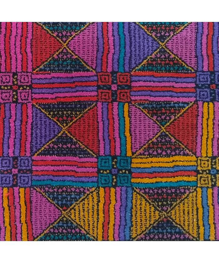 1980s Gorgeous Geometric Italian Woolen Rug by Missoni for T&J Vestor