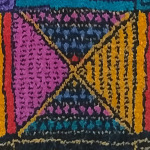 1980s Gorgeous Geometric Italian Woolen Rug by Missoni for T&J Vestor