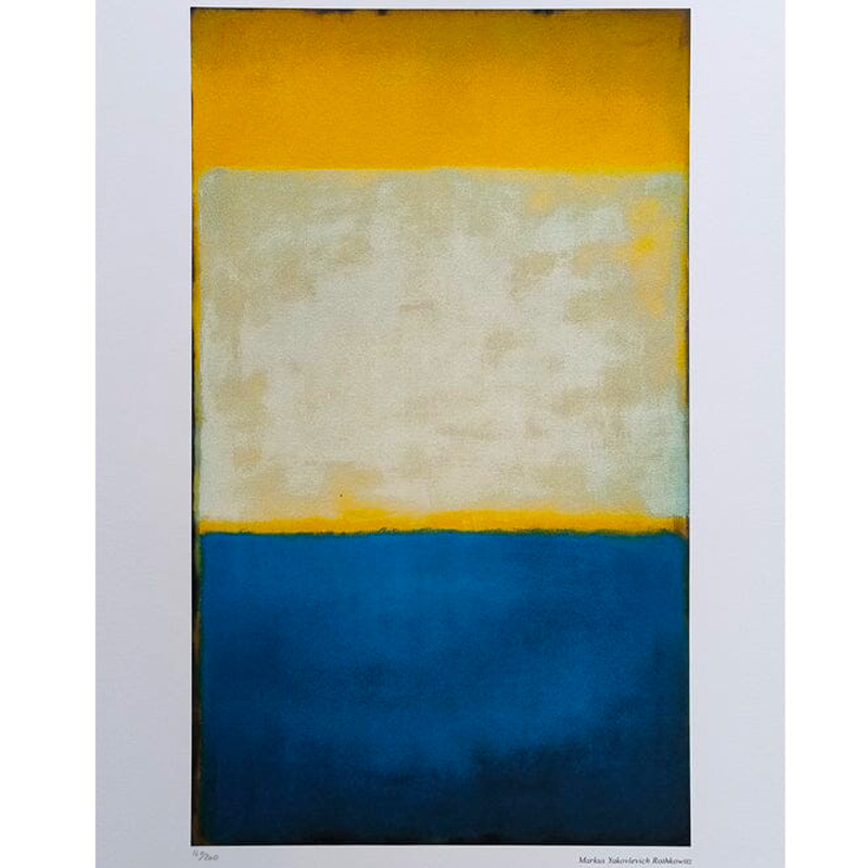 1980s Gorgeous Mark Rothko Limited Edition Lithograph