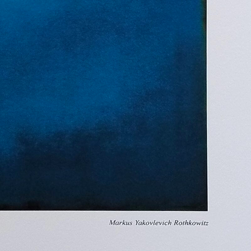 1980s Gorgeous Mark Rothko Limited Edition Lithograph