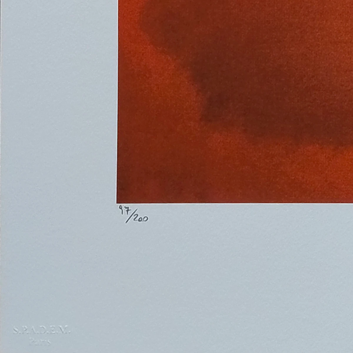 1980s Gorgeous Mark Rothko Limited Edition Lithograph