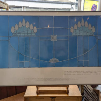 1996 Framed Charles Rennie Mackintosh Met Exhibit Print. Art/Vintage
