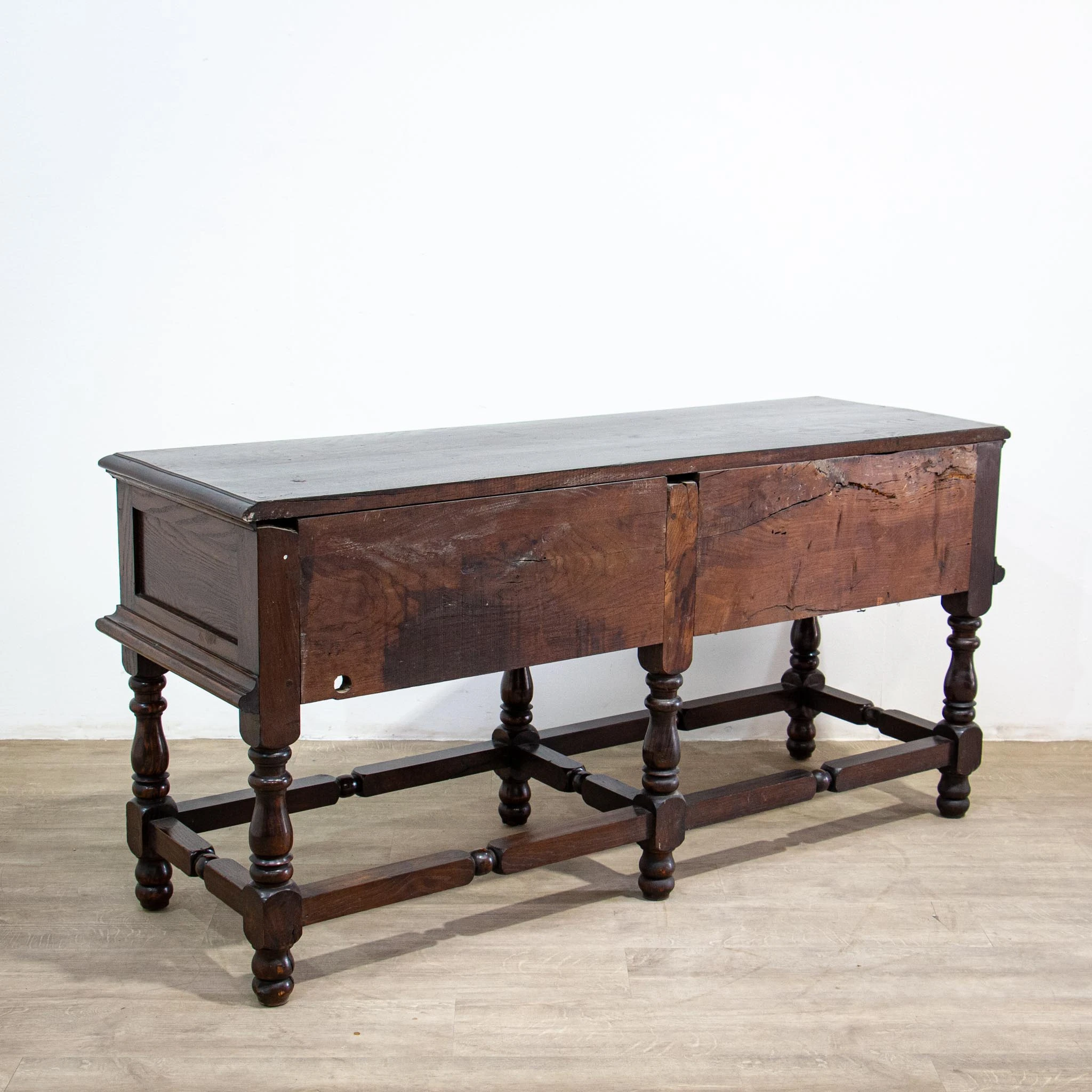 1930s Traditional Oak Dresser Base