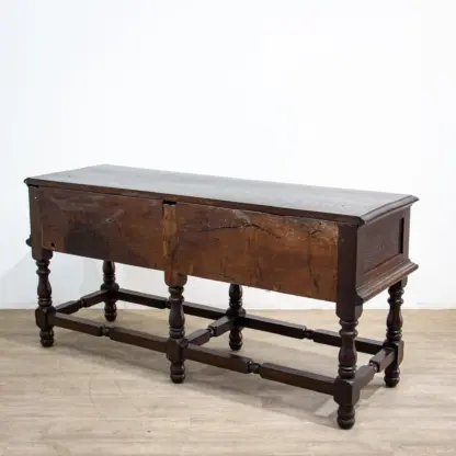 1930s Traditional Oak Dresser Base - Image 11