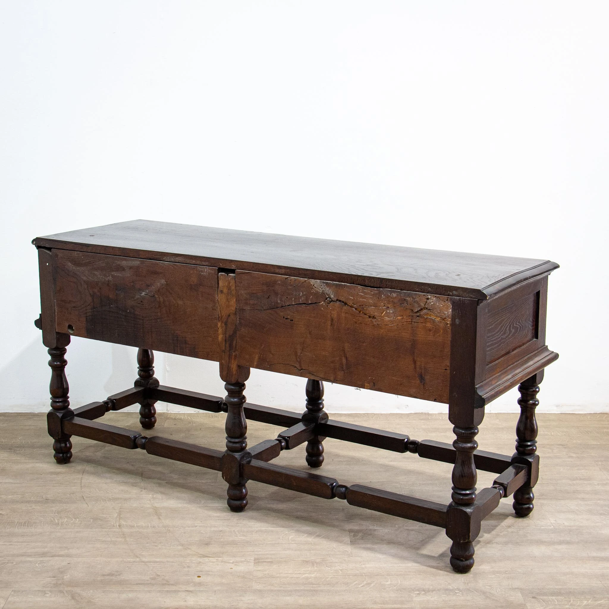 1930s Traditional Oak Dresser Base