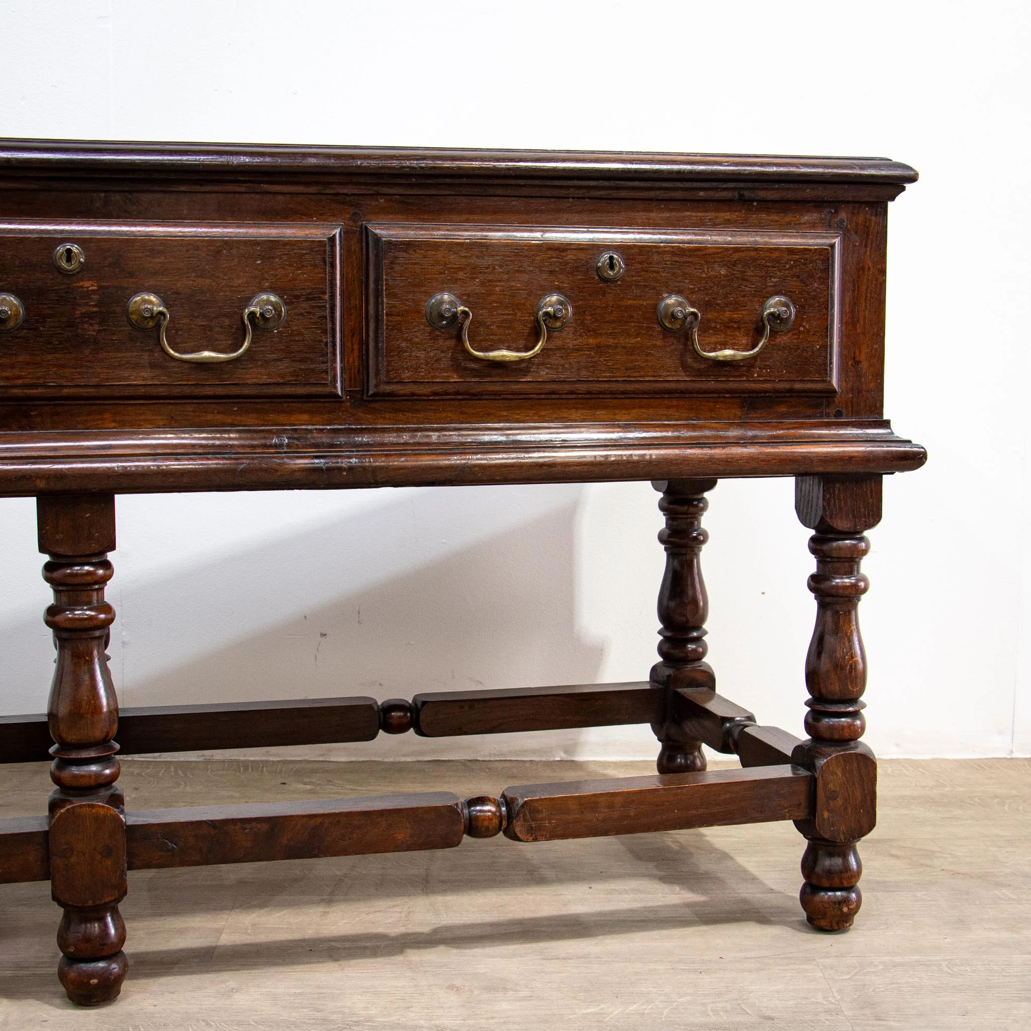1930s Traditional Oak Dresser Base