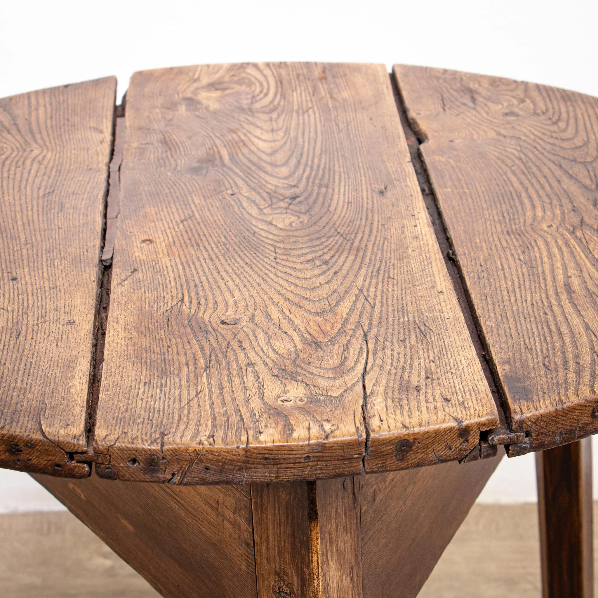 Early 19th Century Rustic Country Cricket Table