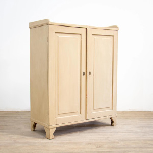 Painted Scandinavian Pine Cupboard