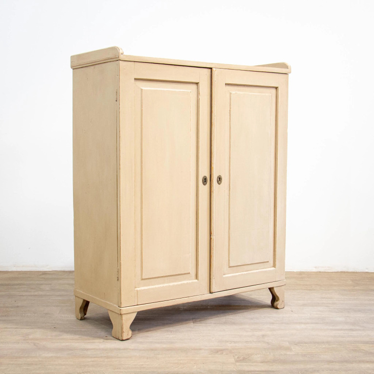 Painted Scandinavian Pine Cupboard