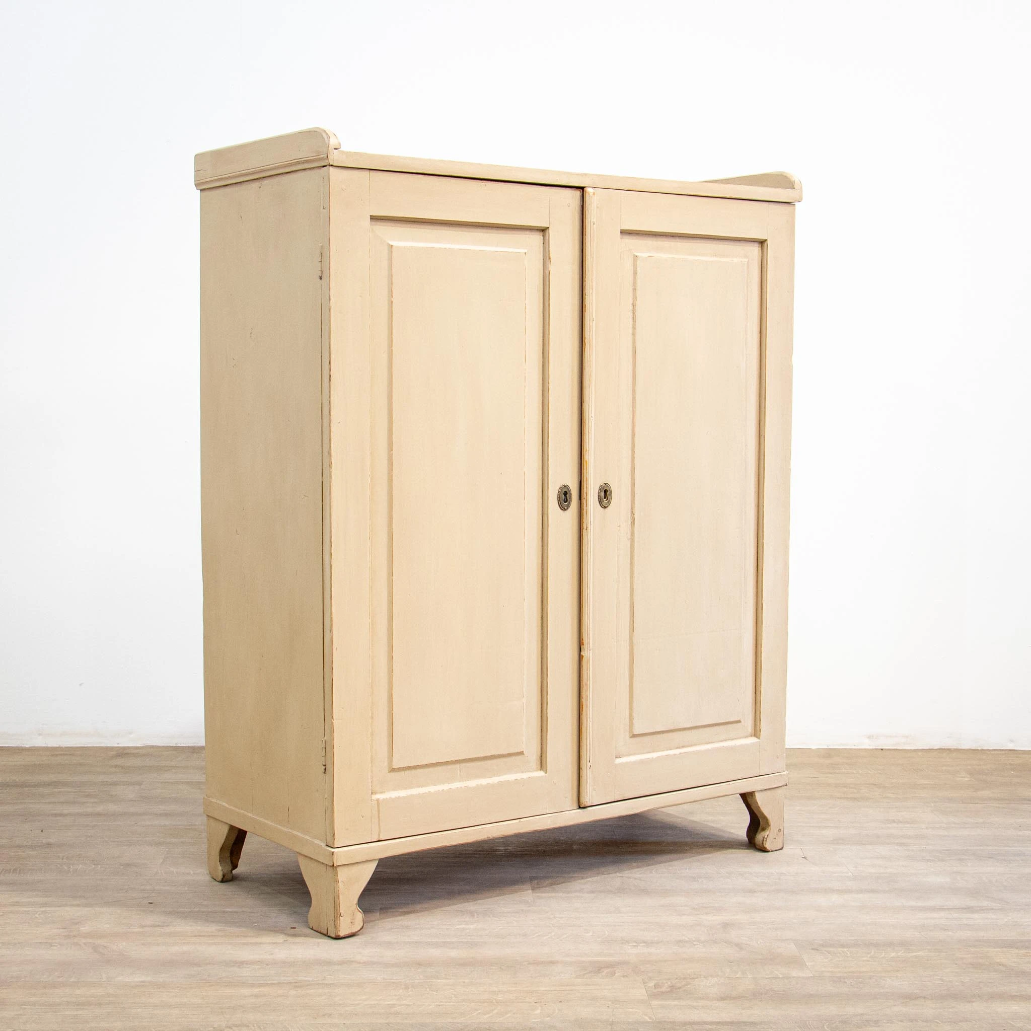 Painted Scandinavian Pine Cupboard