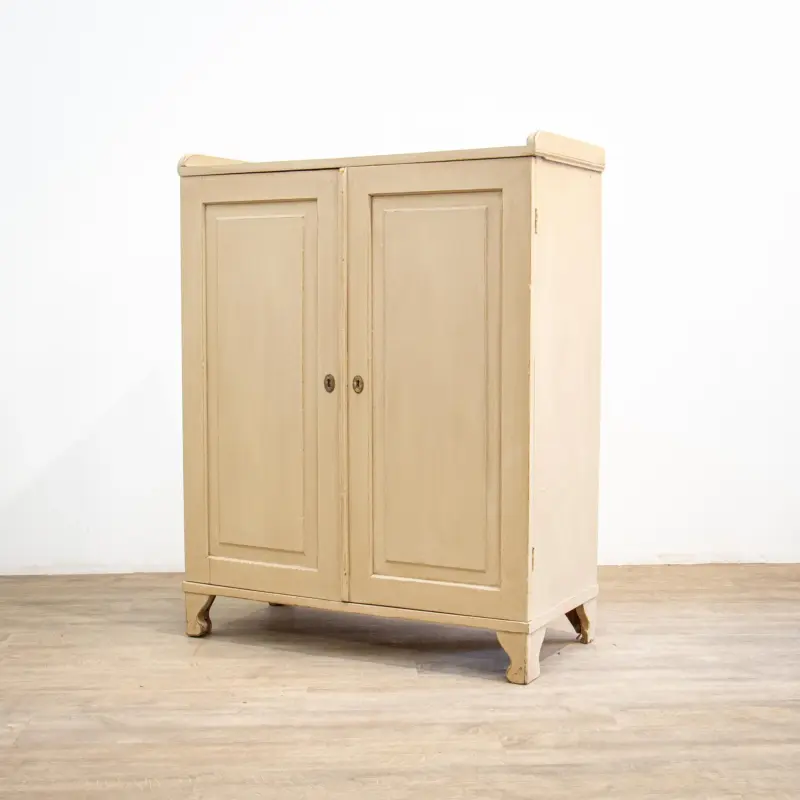 Painted Scandinavian Pine Cupboard