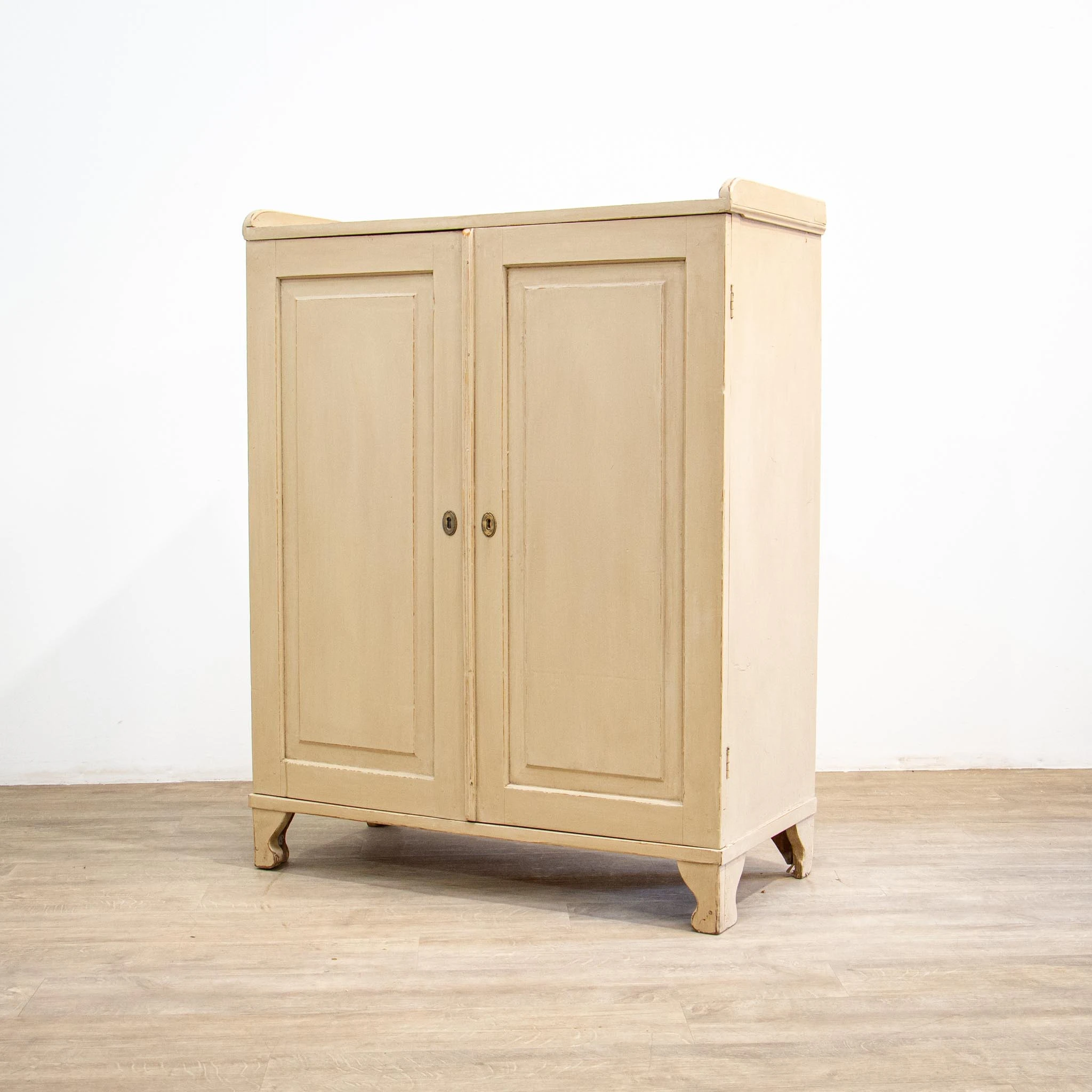 Painted Scandinavian Pine Cupboard
