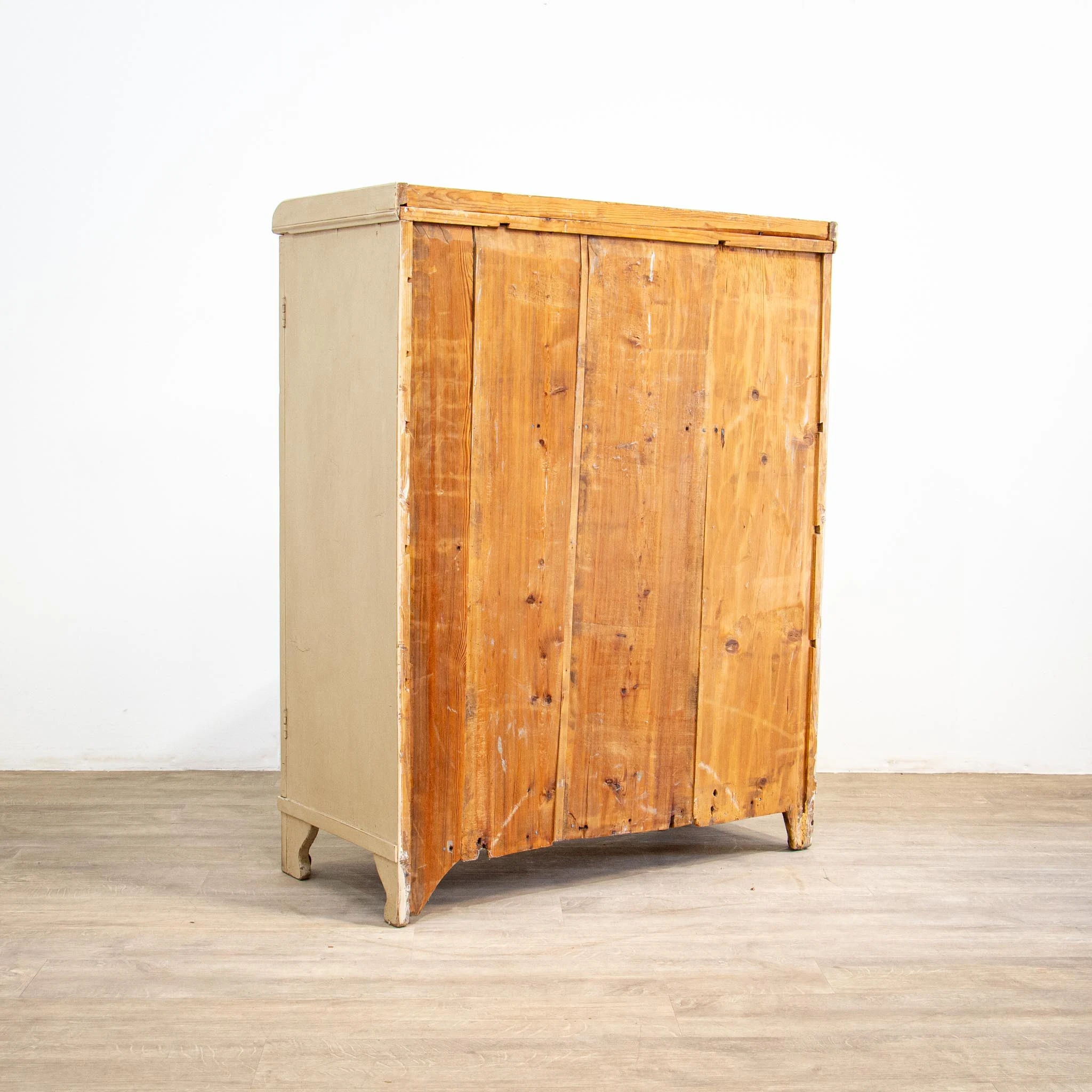 Painted Scandinavian Pine Cupboard