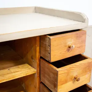 Painted Scandinavian Pine Cupboard