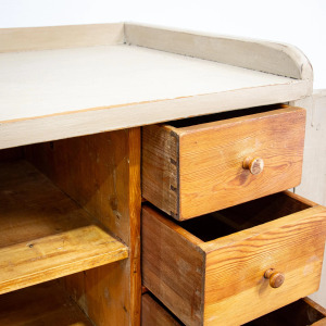 Painted Scandinavian Pine Cupboard