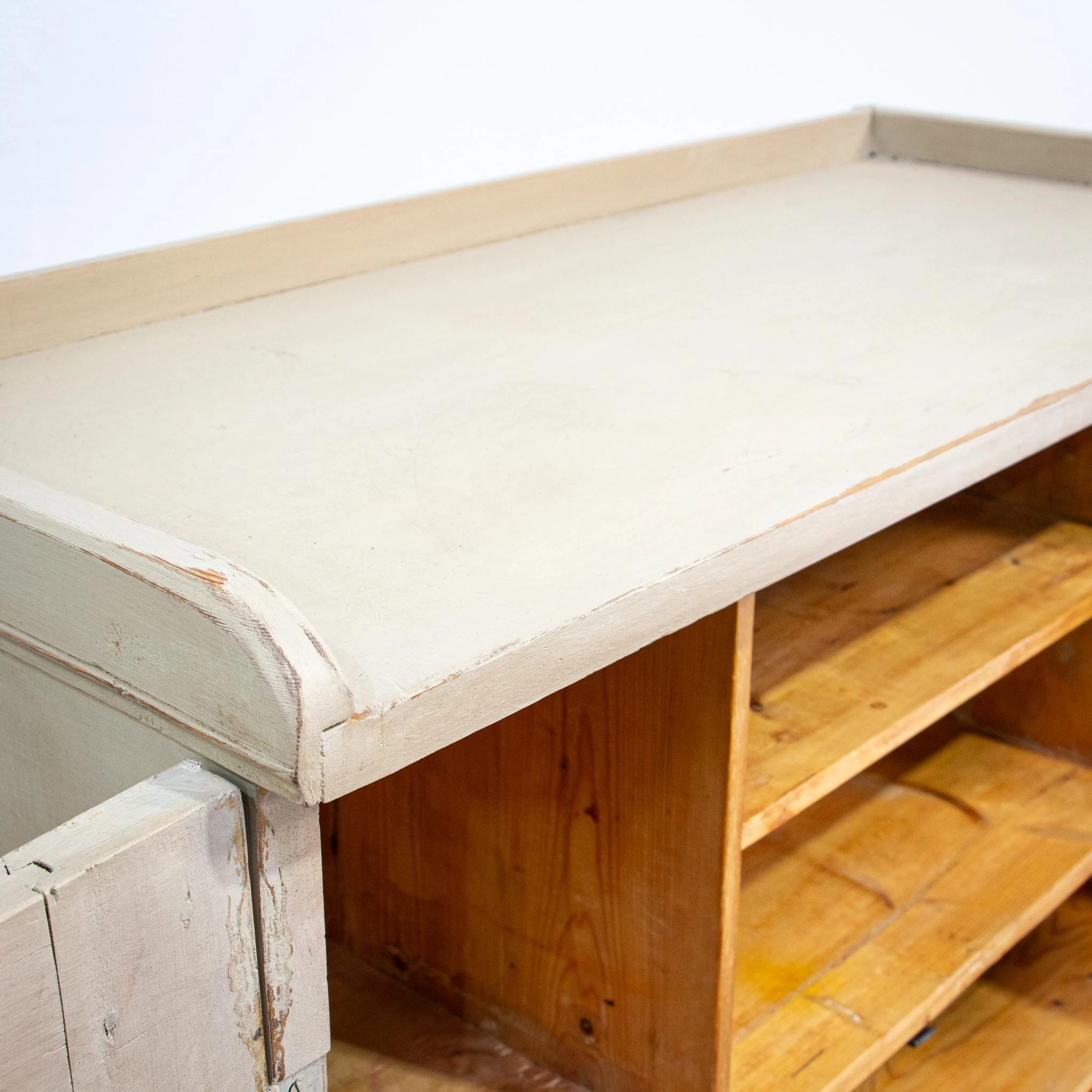 Painted Scandinavian Pine Cupboard