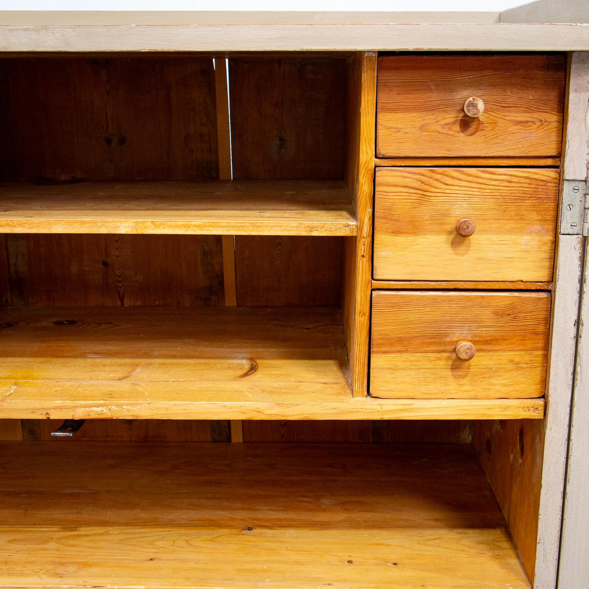 Painted Scandinavian Pine Cupboard