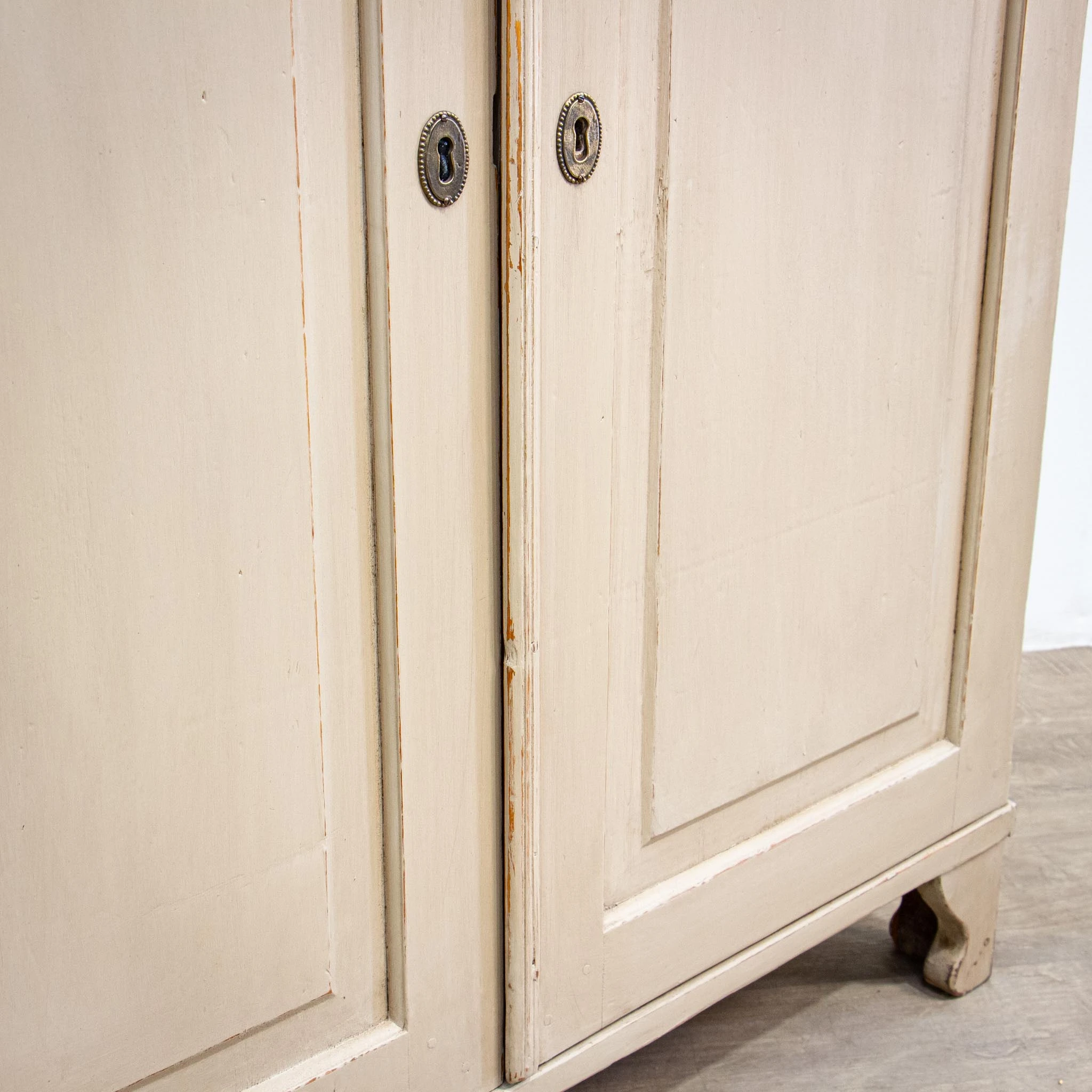 Painted Scandinavian Pine Cupboard