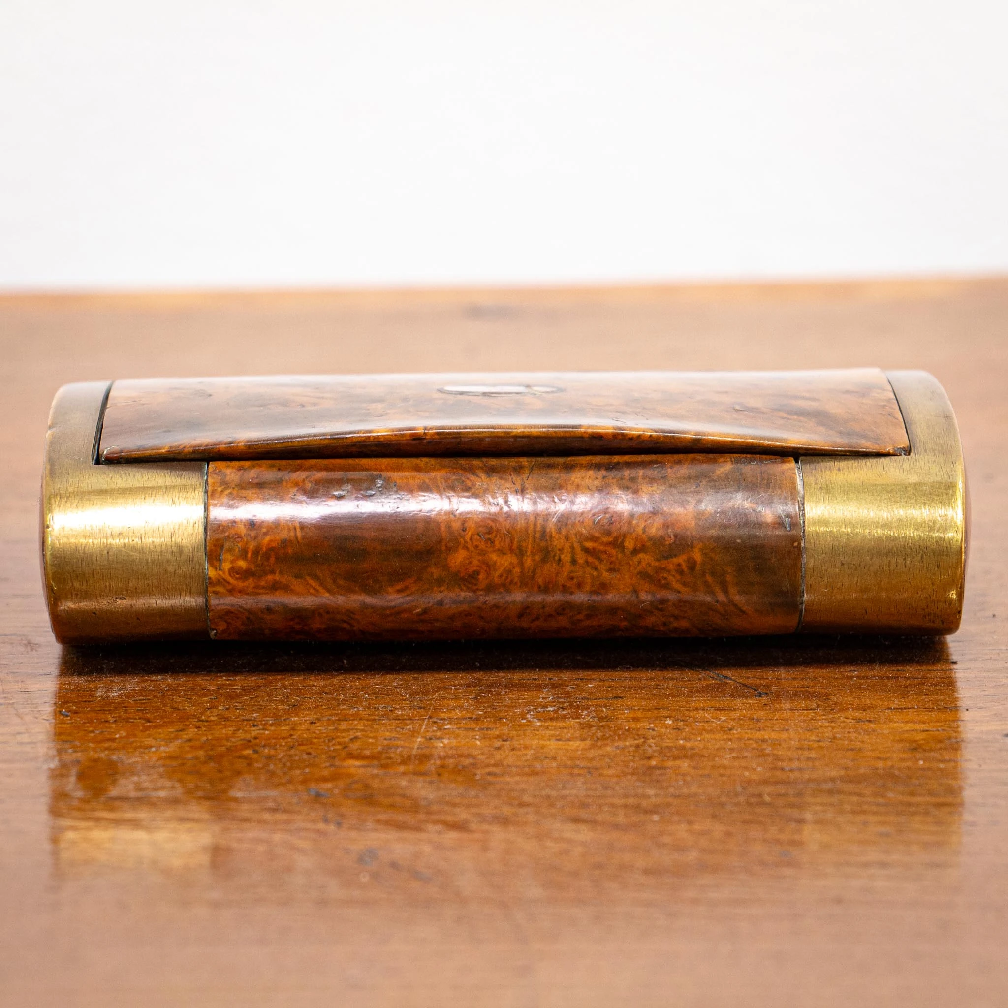 Unusual Large 19th Century Pocket Snuff Box