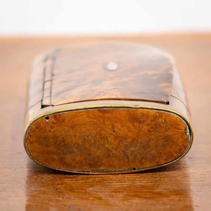 Unusual Large 19th Century Pocket Snuff Box