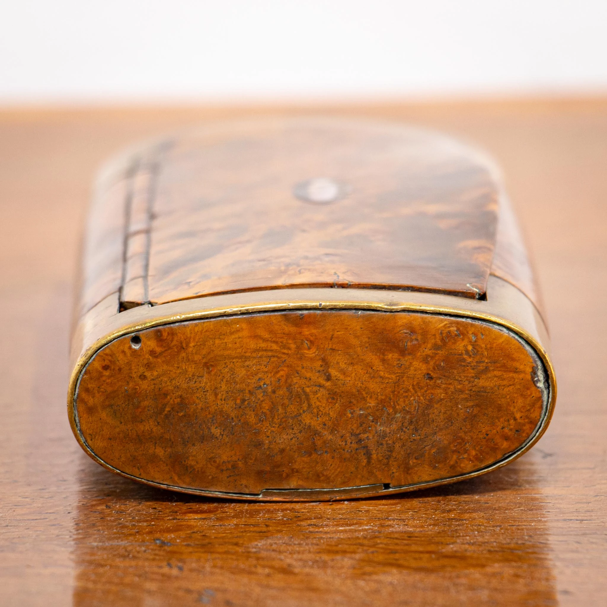 Unusual Large 19th Century Pocket Snuff Box