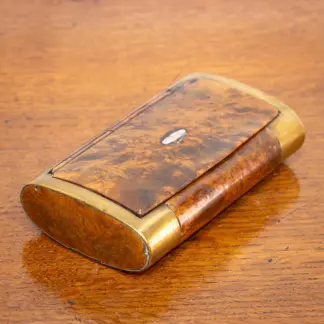 Unusual Large 19th Century Pocket Snuff Box