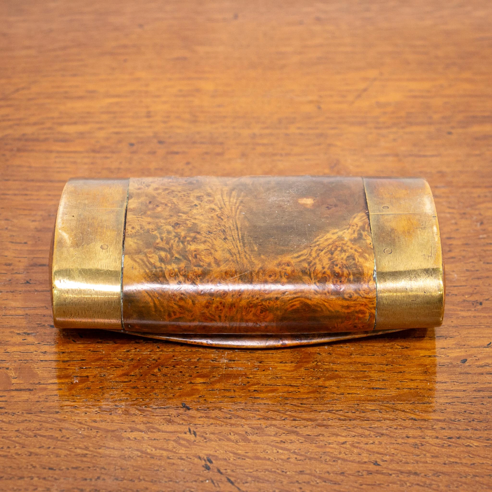 Unusual Large 19th Century Pocket Snuff Box