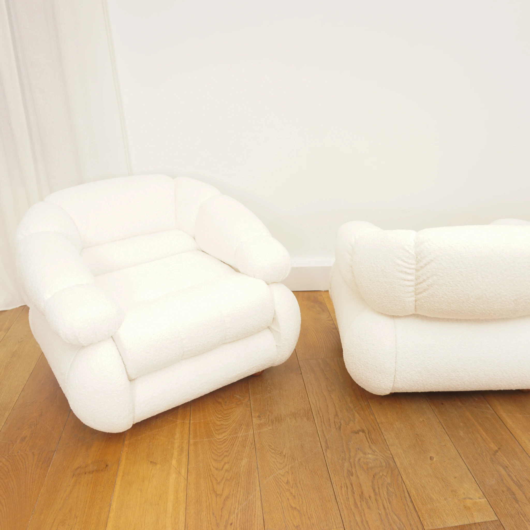 Pair of Armchairs Adriano Piazzesi, 1970