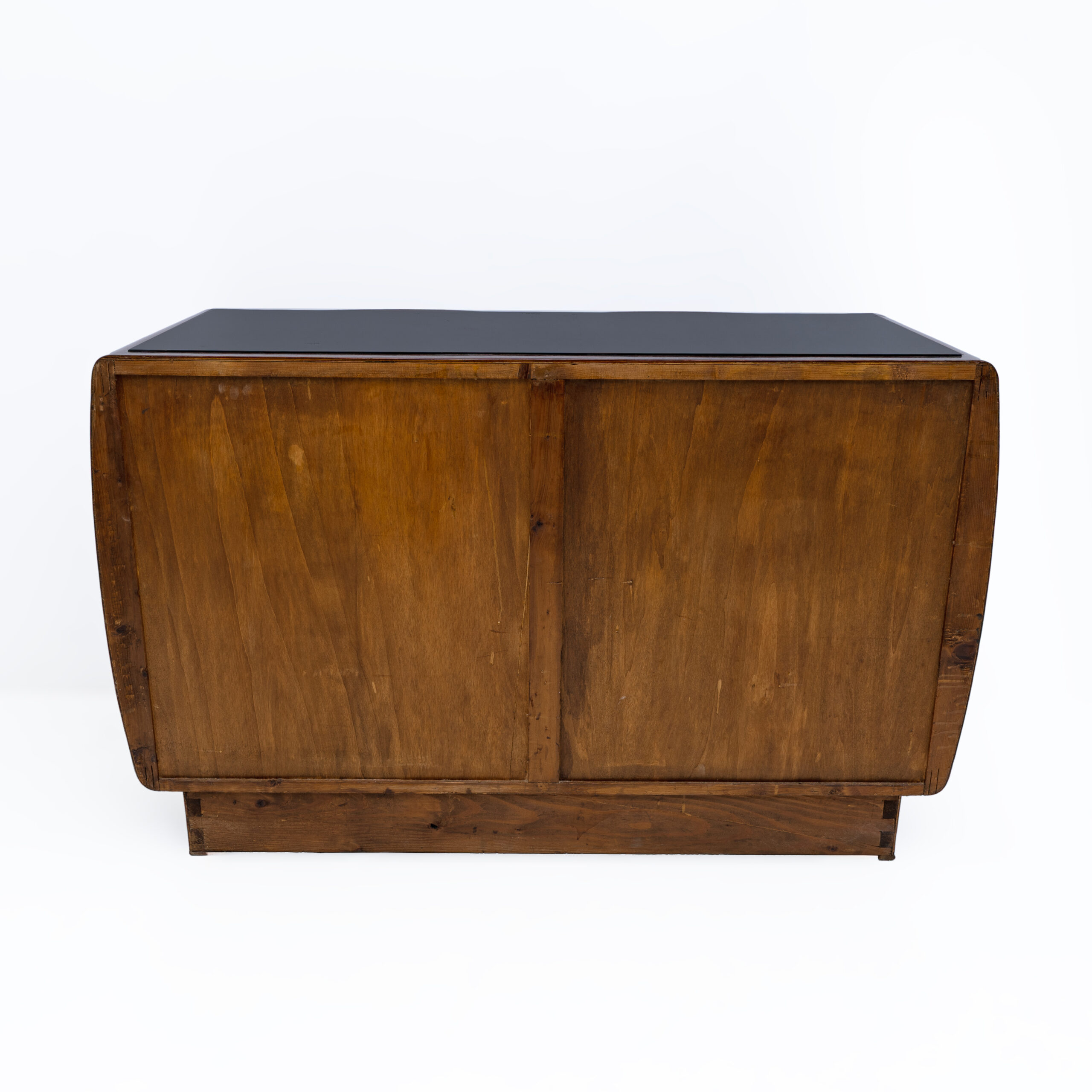 Art Deco Italian Thuja Root Curved Chest of Drawers, 1930s