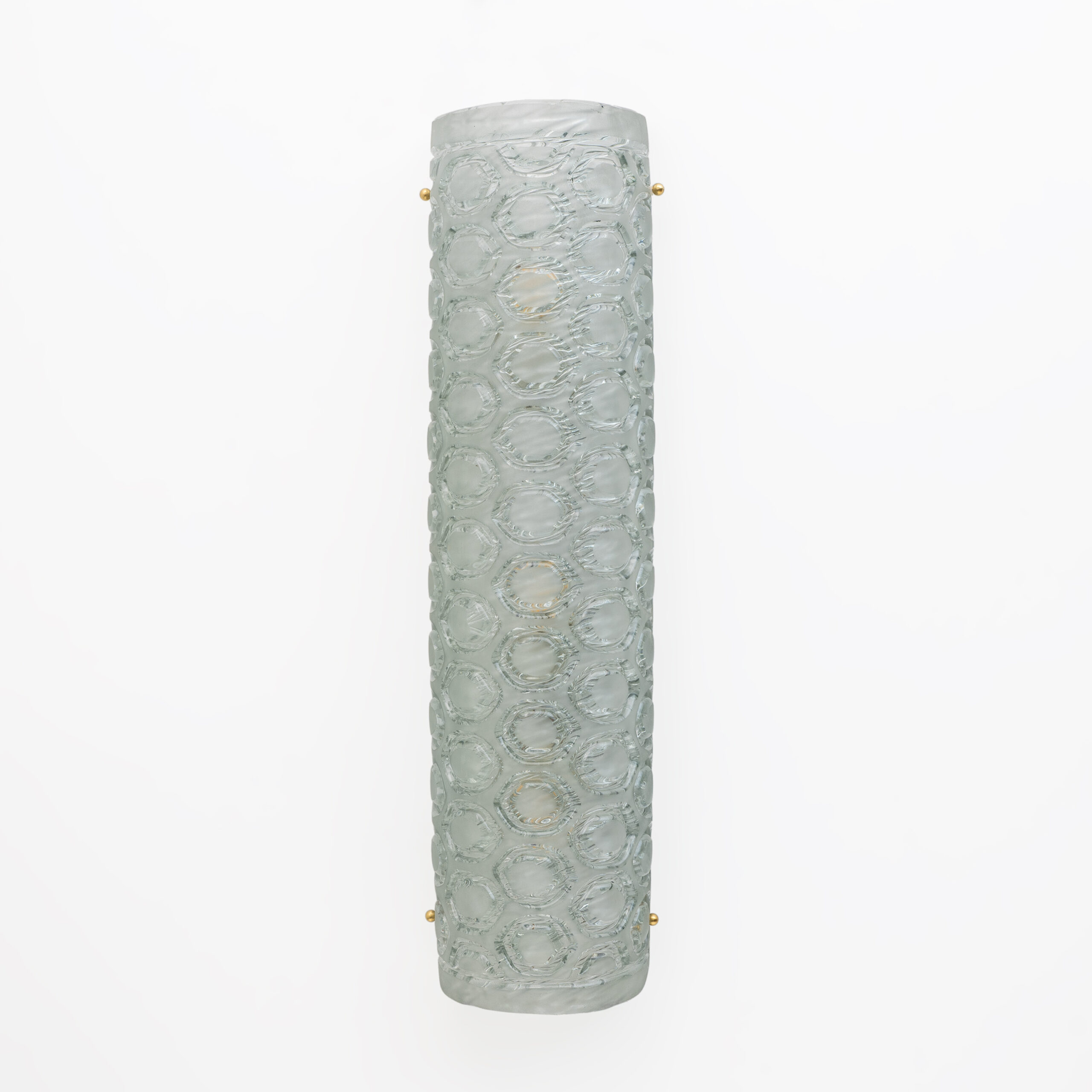 Pair of Modern Light Green Murano Glass Sconces