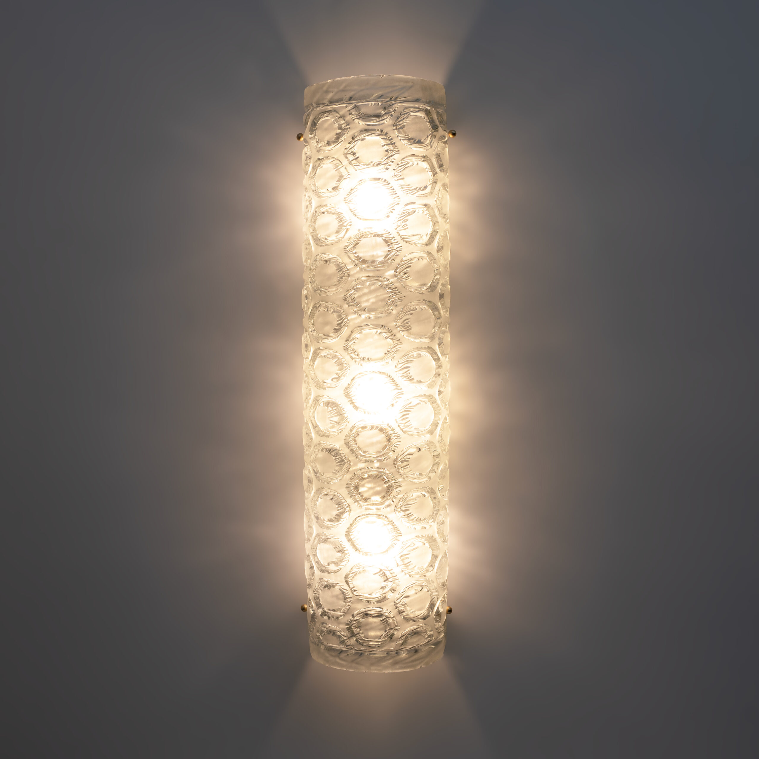 Pair of Modern Light Green Murano Glass Sconces