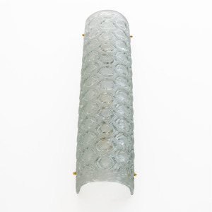 Pair of Modern Light Green Murano Glass Sconces