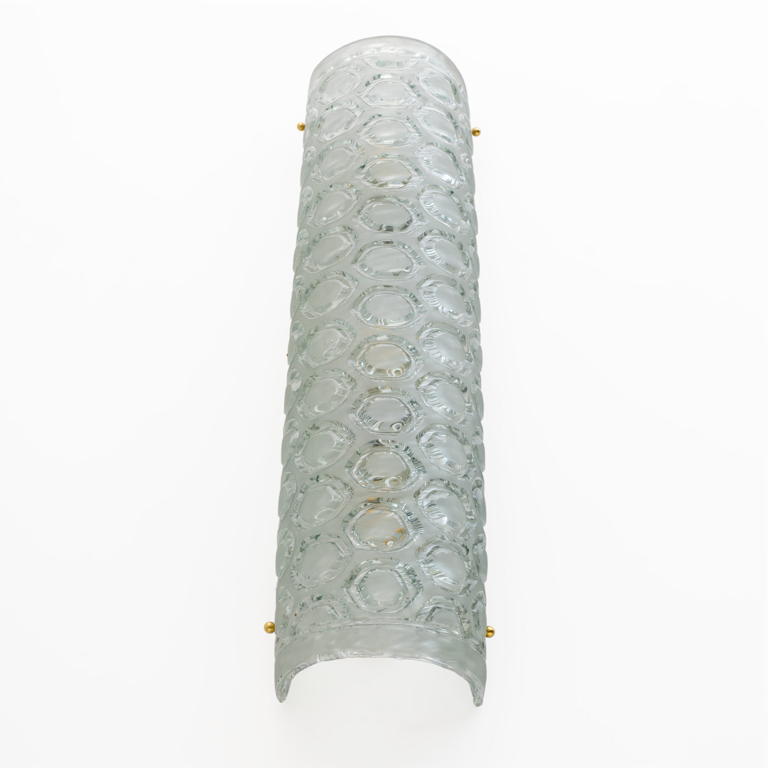 Pair of Modern Light Green Murano Glass Sconces