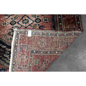 Vintage Hand-Woven Middle Eastern Oriental Hamadan Kamse Rug, 1960s