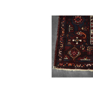Vintage Hand-Woven Middle Eastern Oriental Hamadan Rug, 1960s